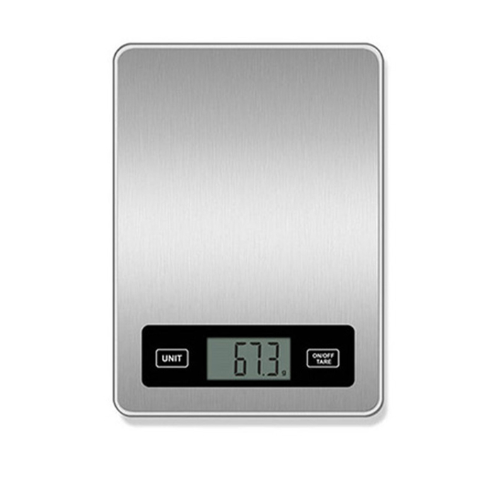Jw-210 Square 5kg 304 Stainless Steel Kitchen Scale