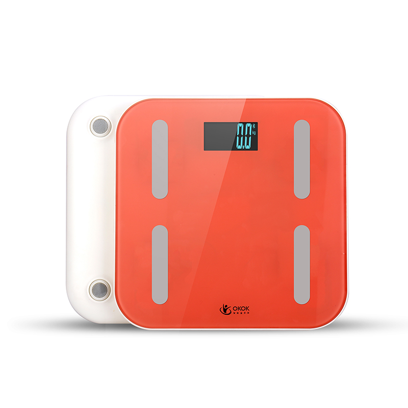 Full Abs Plastic Bluetooth Body Fat Scale With Smartphone App