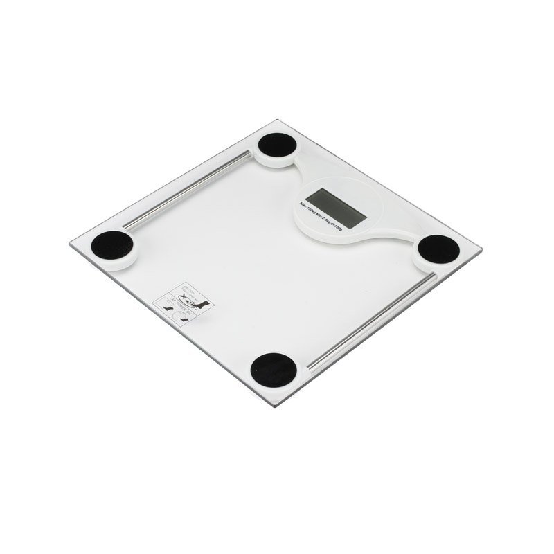 Basics Clear Glass Digital Bathroom Scale